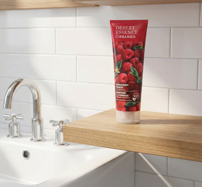 Desert Essence - Shampoo Shine For All Hair Types Red Raspberry - 8 Fl Oz