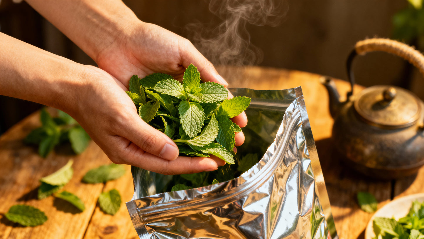 Frontier Herb Peppermint Leaf Organic Cut And Sifted - Single Bulk Item - 1lb