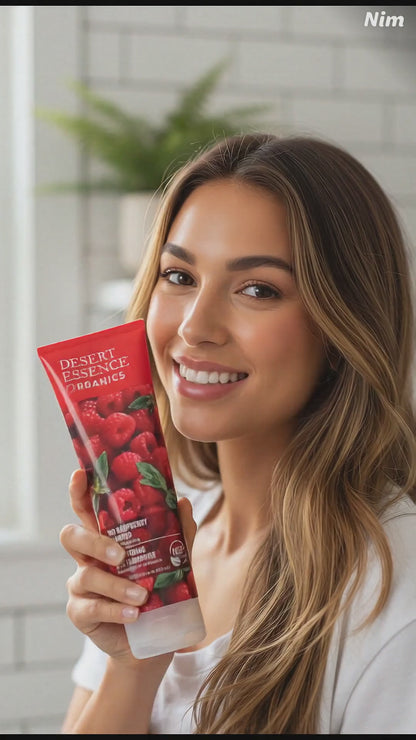 Desert Essence - Shampoo Shine For All Hair Types Red Raspberry - 8 Fl Oz