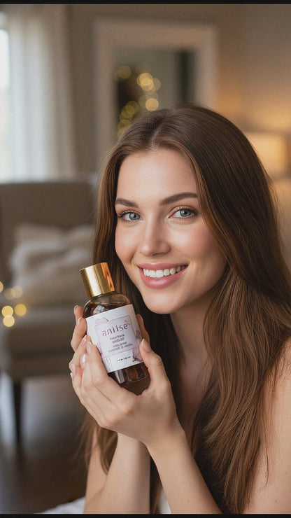 Luxurious Rose Petal Body Oil with Natural Oils